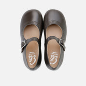 Mary Janes Picados Brown schwarzer Boden Sibaritas | Eli 1957