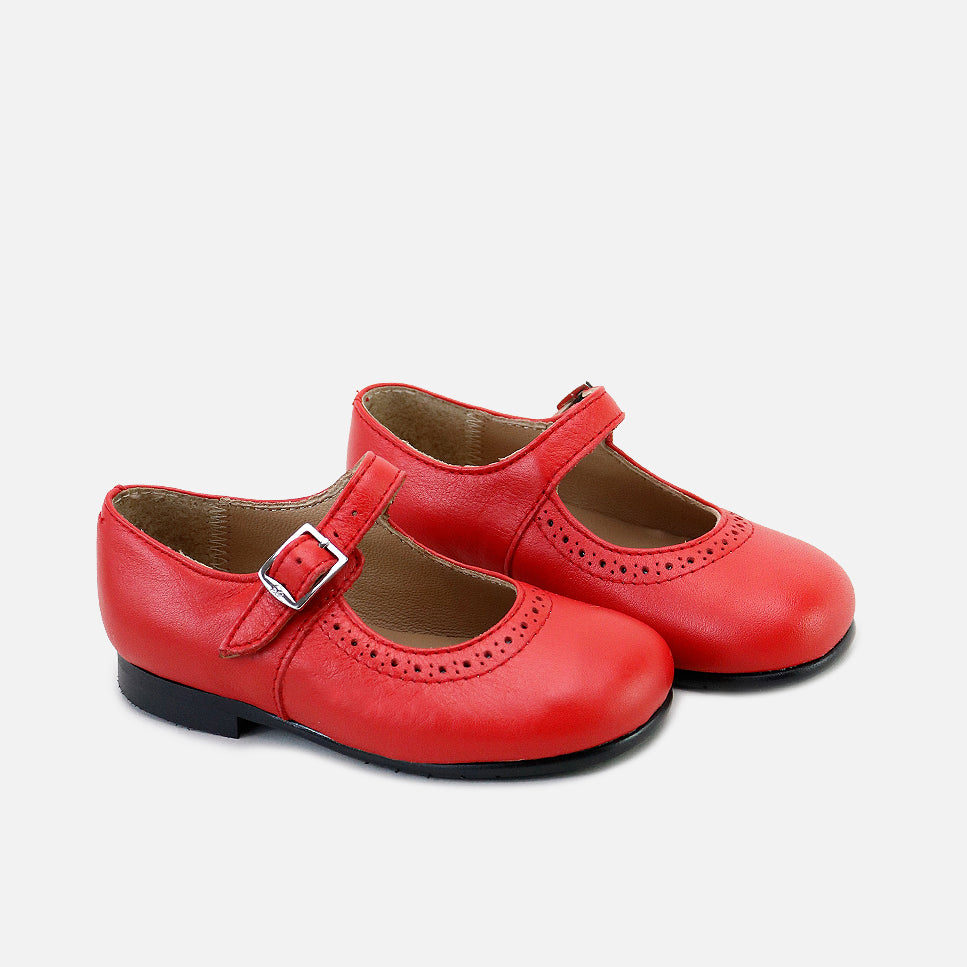 Mary Janes Picados Roter schwarzer Boden Sibaritas | Eli 1957