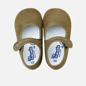 Cute green English button Mary Janes | Eli 1957