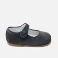 Cute steel-velour button Mary Janes | Eli 1957