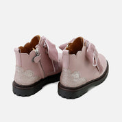 Sibaritas pale pink leather wave boots | Eli 1957