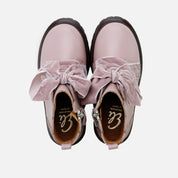 Sibaritas pale pink leather wave boots | Eli 1957