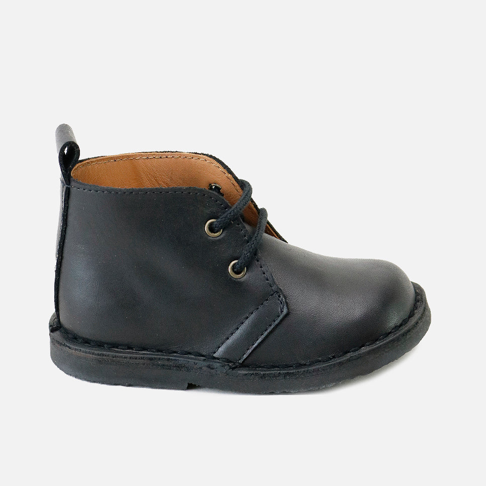 Bota clásica de piel sprinter negro con cordones Eli Classics | Eli 1957