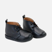 Bota clásica de piel sprinter negro con cordones Eli Classics | Eli 1957