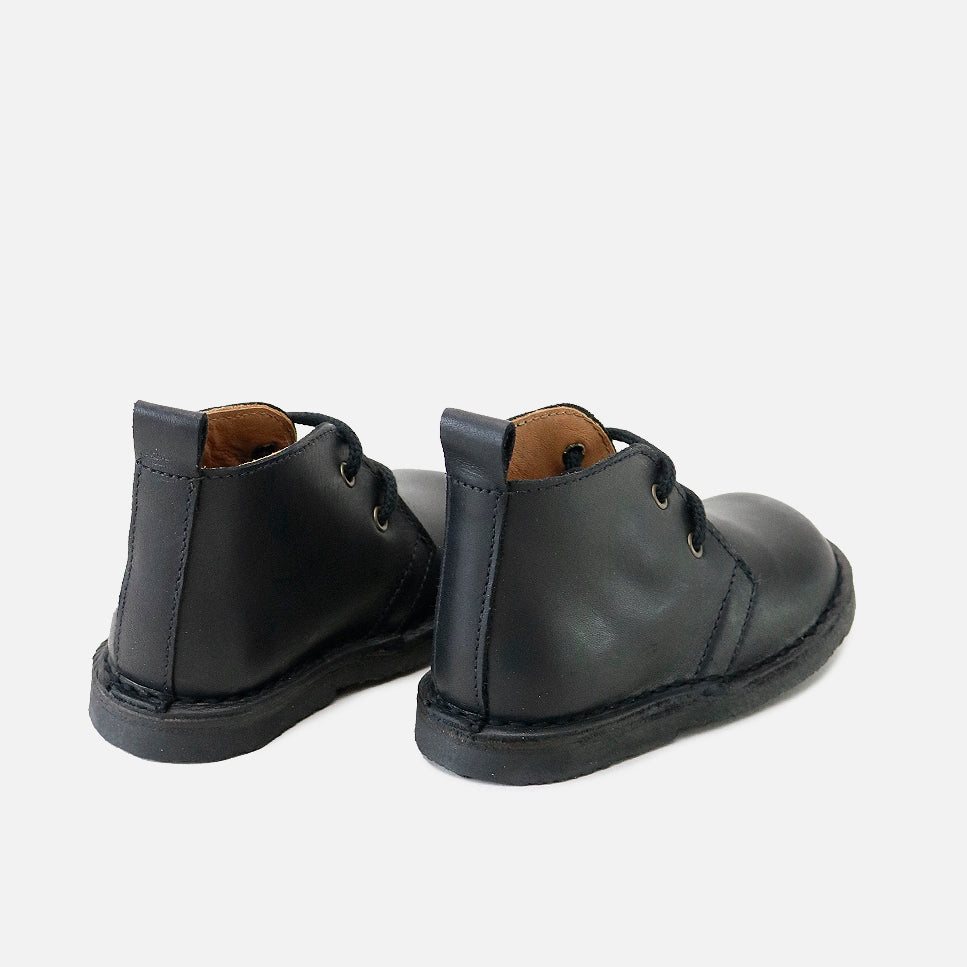 Bota clásica de piel sprinter negro con cordones Eli Classics | Eli 1957