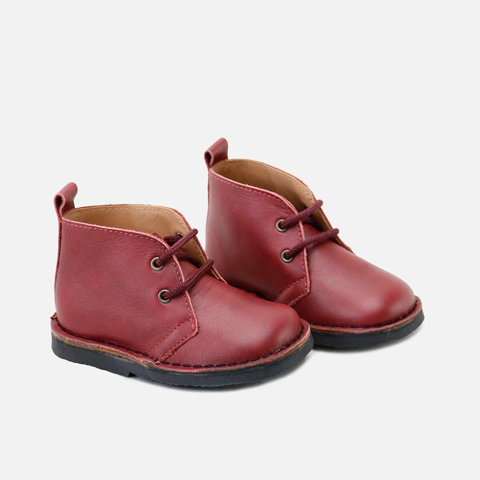 Bota clásica de piel verona rioja con cordones Eli Classics | Eli 1957