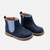 Botas feston piel nobuck azul Sibaritas | Eli 1957