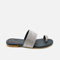 Papanatas silver crystal sandals | Eli 1957