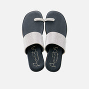 Papanatas silver crystal sandals | Eli 1957