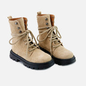 Sibaritas Desert Feather Leather Military Boots | Eli 1957