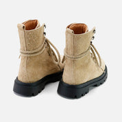 Sibaritas Desert Feather Leather Military Boots | Eli 1957