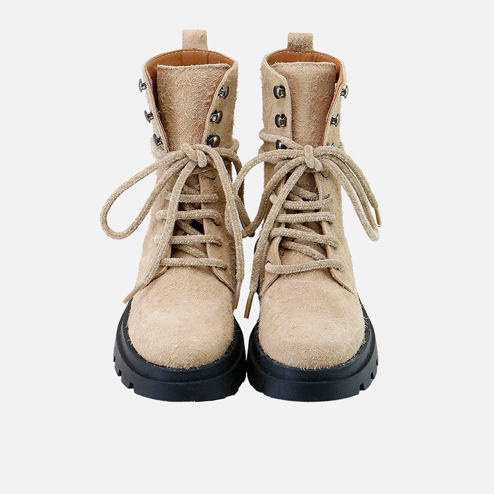 Sibaritas Desert Feather Leather Military Boots | Eli 1957