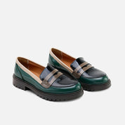 Luxor bottle-shaped leather loafers, Sibaritas style | Eli 1957