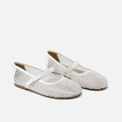 Papanatas white fancy Mary Janes | Eli 1957
