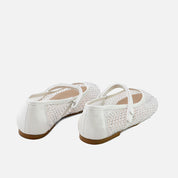 Papanatas white fancy Mary Janes | Eli 1957
