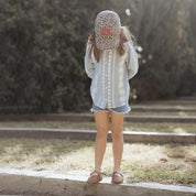 Leather ballerina flats with fishnet and silly bow | ELI 1957