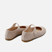 Nougat suede Mary Janes Papanatas | Eli 1957