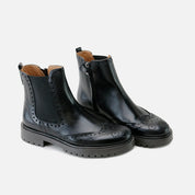 Bota Chelsea piel ajax negro desert  | Eli 1957