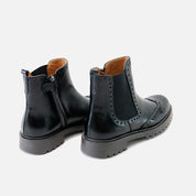 Bota Chelsea piel ajax negro desert  | Eli 1957