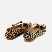 Animal print leather Mary Janes with sharp Papanatas | Eli 1957