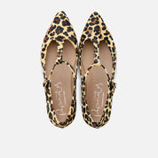 Animal print leather Mary Janes with sharp Papanatas | Eli 1957