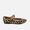 Animal print leather pointed Mary Janes | Eli 1957