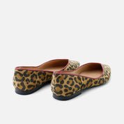 Pointed-toe animal print ballet flats | Eli 1957