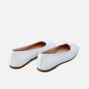 Bailarinas piel blanca Punta Cuadrada  Papanatas | Eli 1957