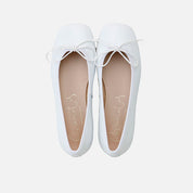 Bailarinas piel blanca Punta Cuadrada  Papanatas | Eli 1957