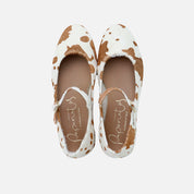 Mary Janes in foal and cowhide leather with Papanatas heel | Eli 1957