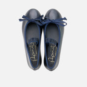 Papanatas Blue Nappa Leather Ballerina Glove | Eli 1957