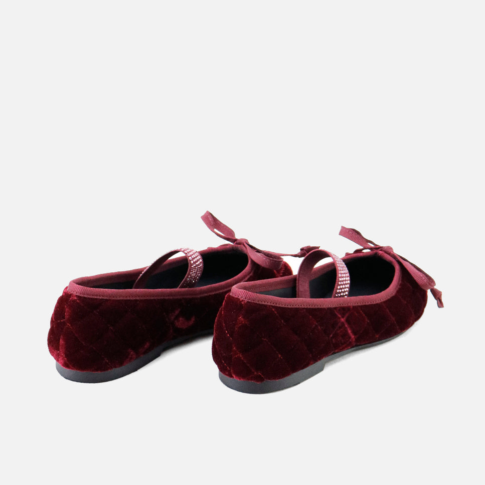 Ballerina Velvet Glove Chanel Wine Papanatas | Eli 1957