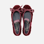 Ballerina Velvet Glove Chanel Wine Papanatas | Eli 1957
