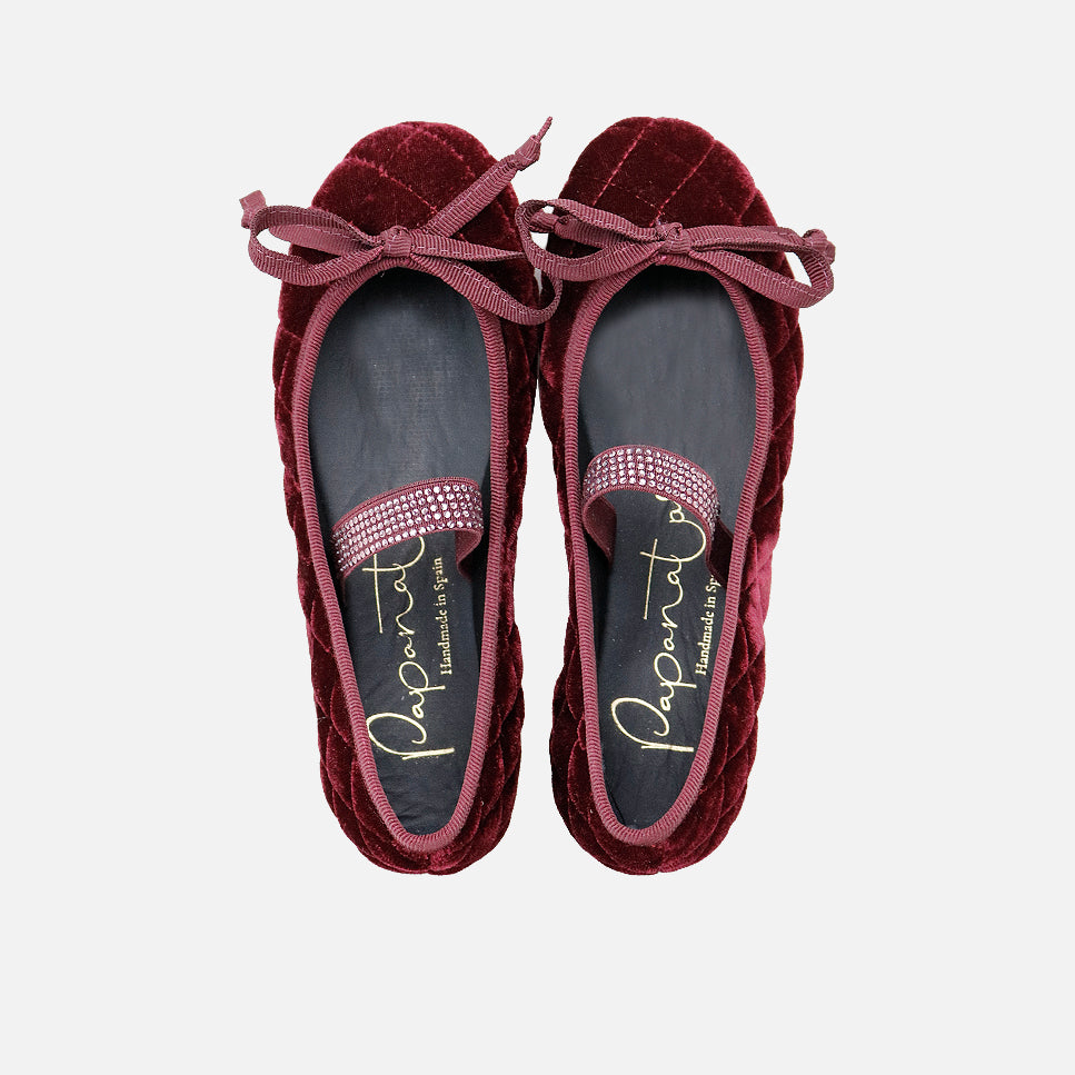 Ballerina Velvet Glove Chanel Wine Papanatas | Eli 1957