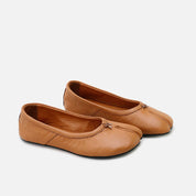 Eli Japanese-inspired leather ballerinas | Eli 1957