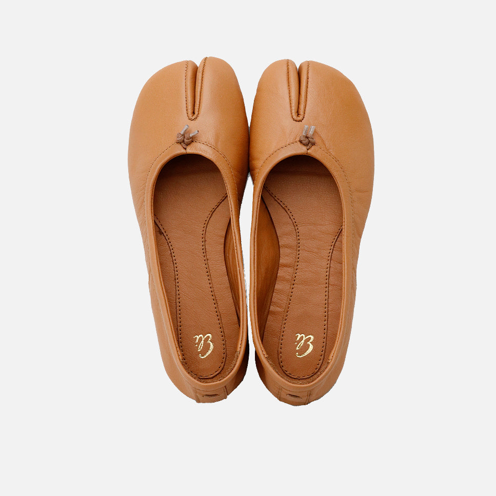 Eli Japanese-inspired leather ballerinas | Eli 1957