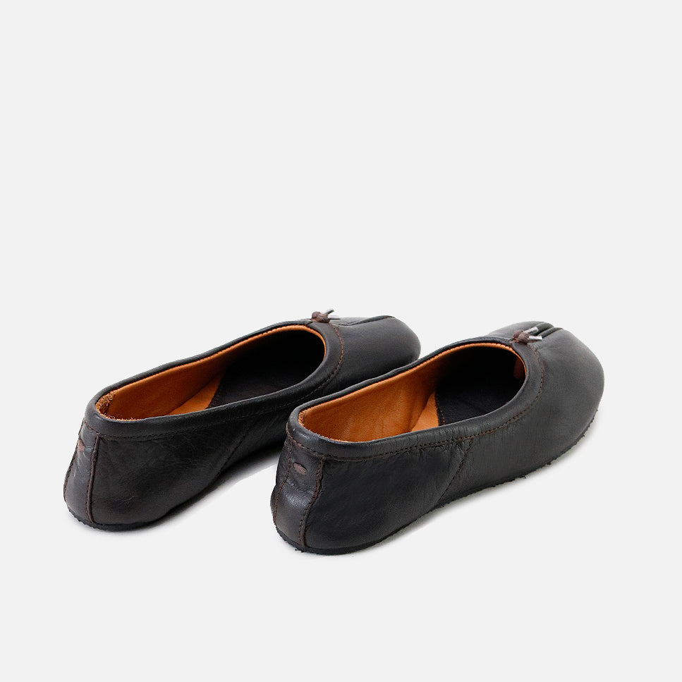 Eli blue leather Japanese-inspired ballerinas | Eli 1957