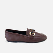 Mocasines guante hebilla piel guantino berry Papanatas | Eli 1957