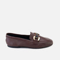 Mocasines guante hebilla piel guantino berry Papanatas | Eli 1957