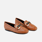 Glove buckle loafers with guantino leather and Papanatas | Eli 1957