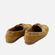 Nauticos de  piel serraje Sahara Papanatas | Eli 1957