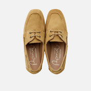 Nauticos de  piel serraje Sahara Papanatas | Eli 1957