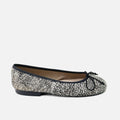 Leather cord ballet flats with pompom | Eli 1957