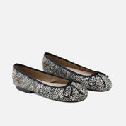 Leather cord ballet flats with pompom | Eli 1957