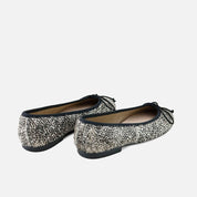 Leather cord ballet flats with pompom | Eli 1957