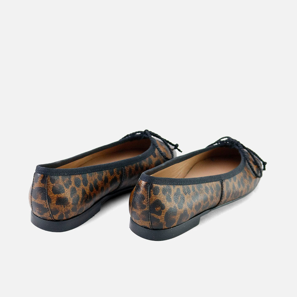 Leather Cord Ballerinas with Tears of Leather Papanatas | Eli 1957