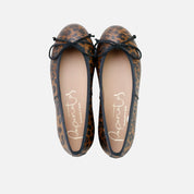 Leather Cord Ballerinas with Tears of Leather Papanatas | Eli 1957