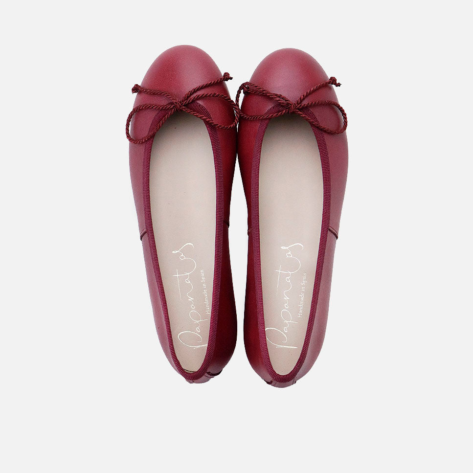 Verona Rioja leather cord ballet flats | Eli 1957