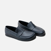 Mocasines barefoot de piel napa azul Elisoft | Eli 1957