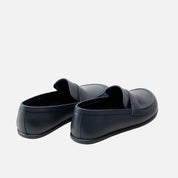 Mocasines barefoot de piel napa azul Elisoft | Eli 1957